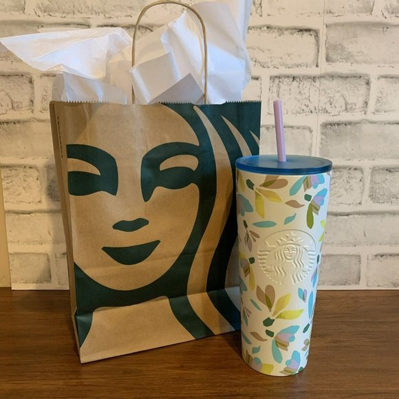 Starbucks Kitchen Nwt Starbucks Spring 223 Colorful Floral 24 Oz